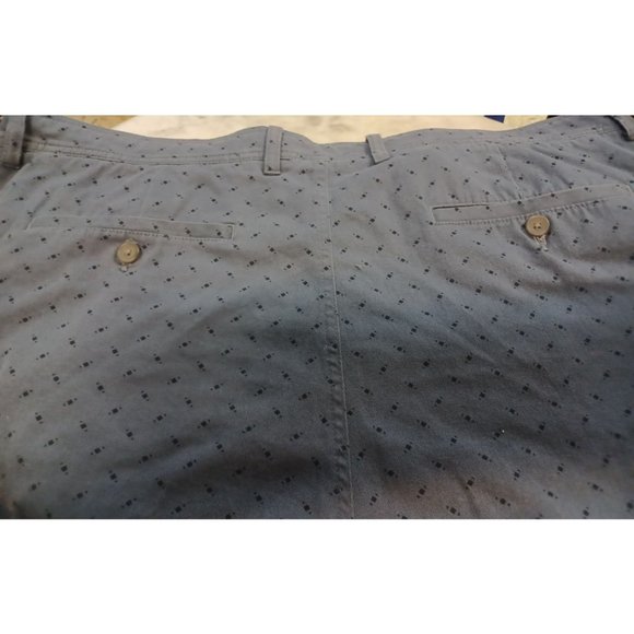 Roundtree & Yorke Men's Shorts SZ 42 Blue Gray with Little Diamonds - Picture 2 of 4